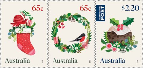 australia post christmas stamps 2023.